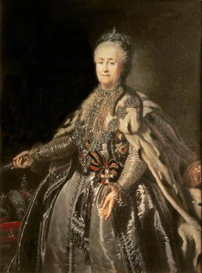 Catherine the Great by Johann Baptist Edler von Lampi